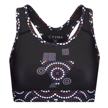Signature On Black Butiful/Vibrant Sports Bra